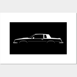 Oldsmobile Hurst/Olds (1983) Silhouette Posters and Art